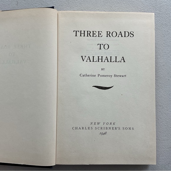 The Roads to Valhalla by Catherine Pomeroy Stewart Vintage Hardcover Book - Picture 3 of 6